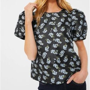 Tuckernuck-Pomander Place Floral Puff Sleeve Top - XS